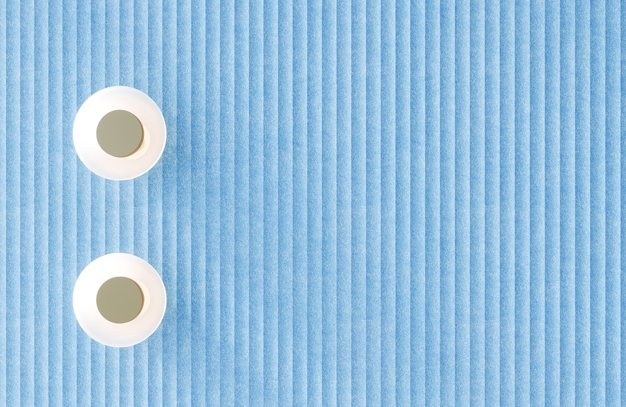 QuietForm, Ribbed A Wall Panels | Azure | Premier Collection