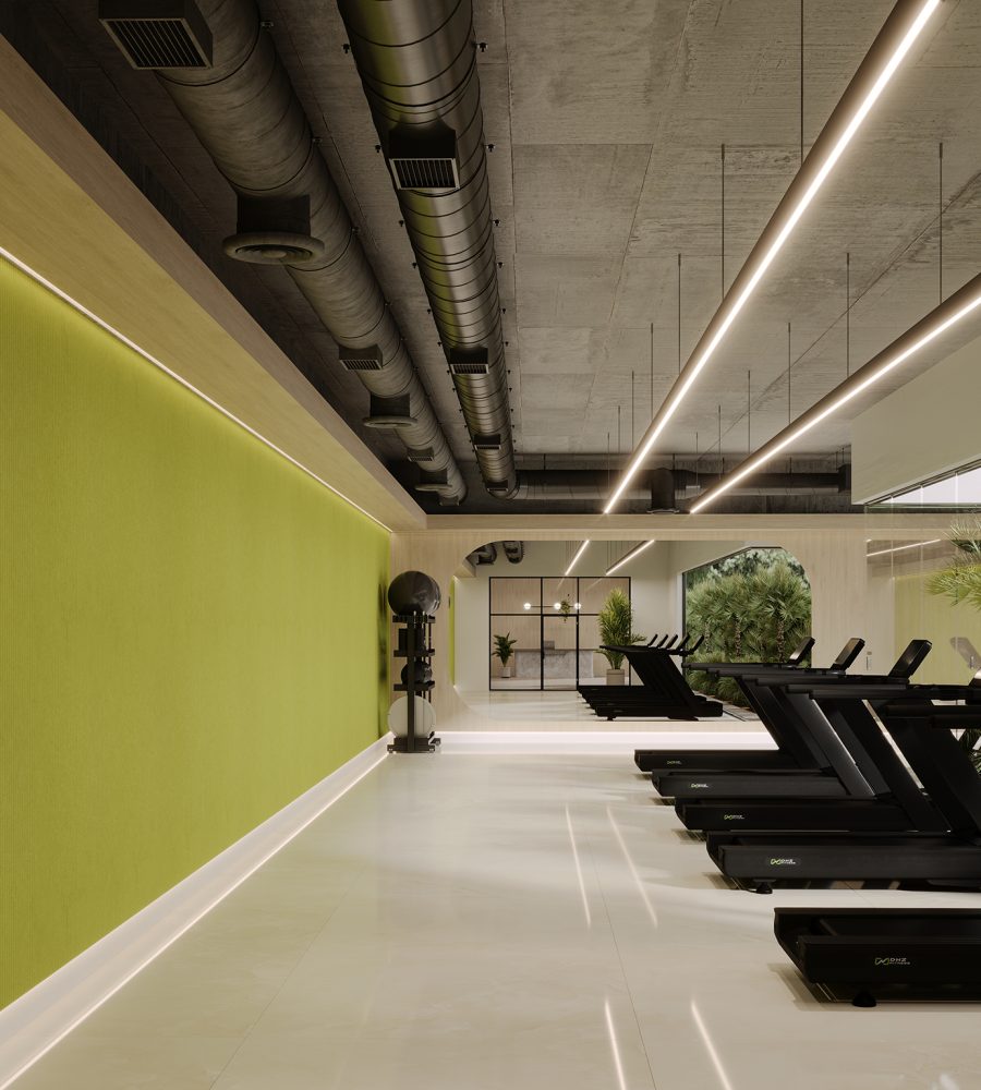 QuietForm, Ribbed B Wall Panels | Wasabi | Premier Collection