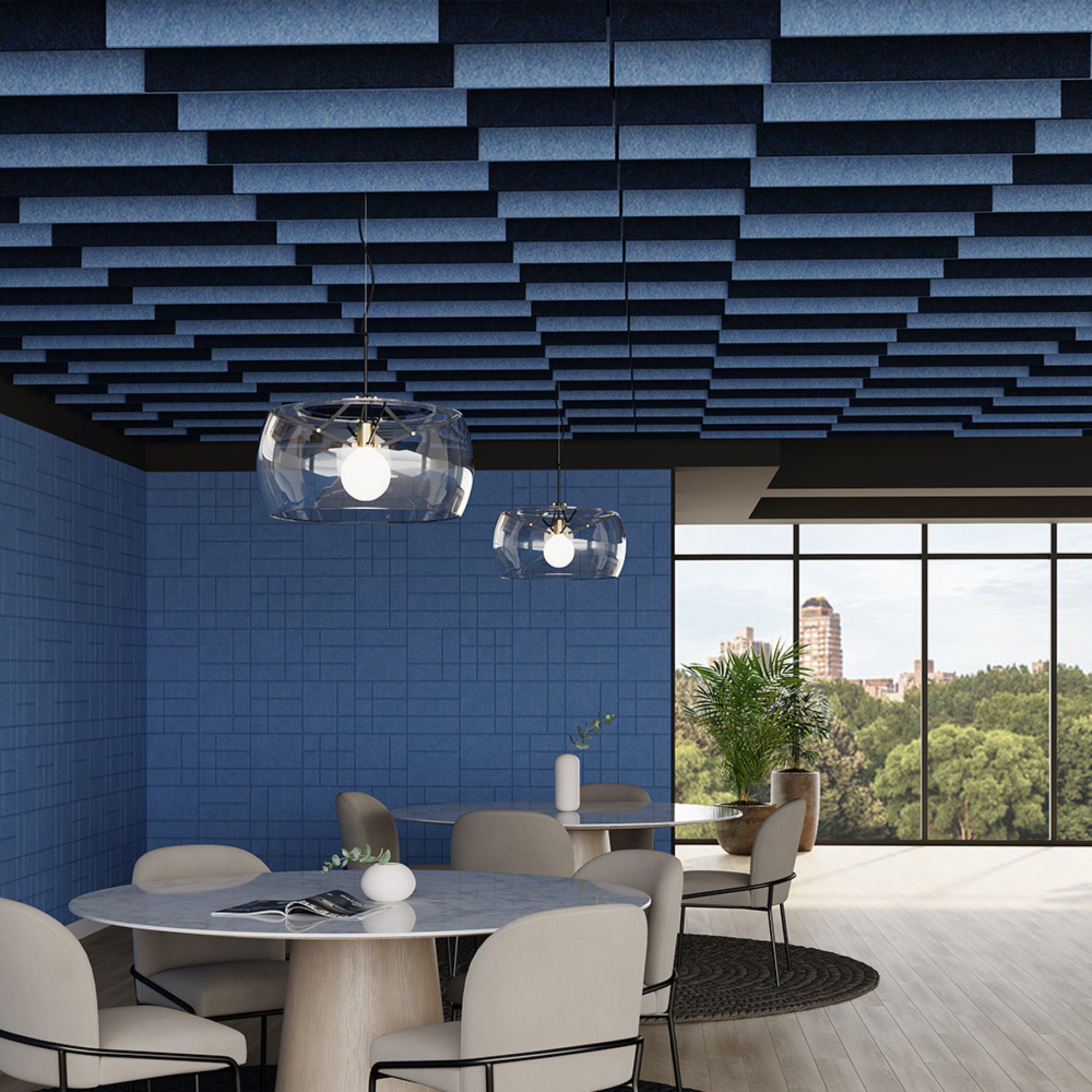 Acoufelt_Reveal-Ceiling-Baffle_Marine-Midnight_Carousel-3