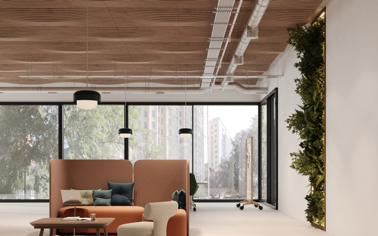 Rail, Passage Ceiling Frames | Fumed Oak | WoodGrain Collection