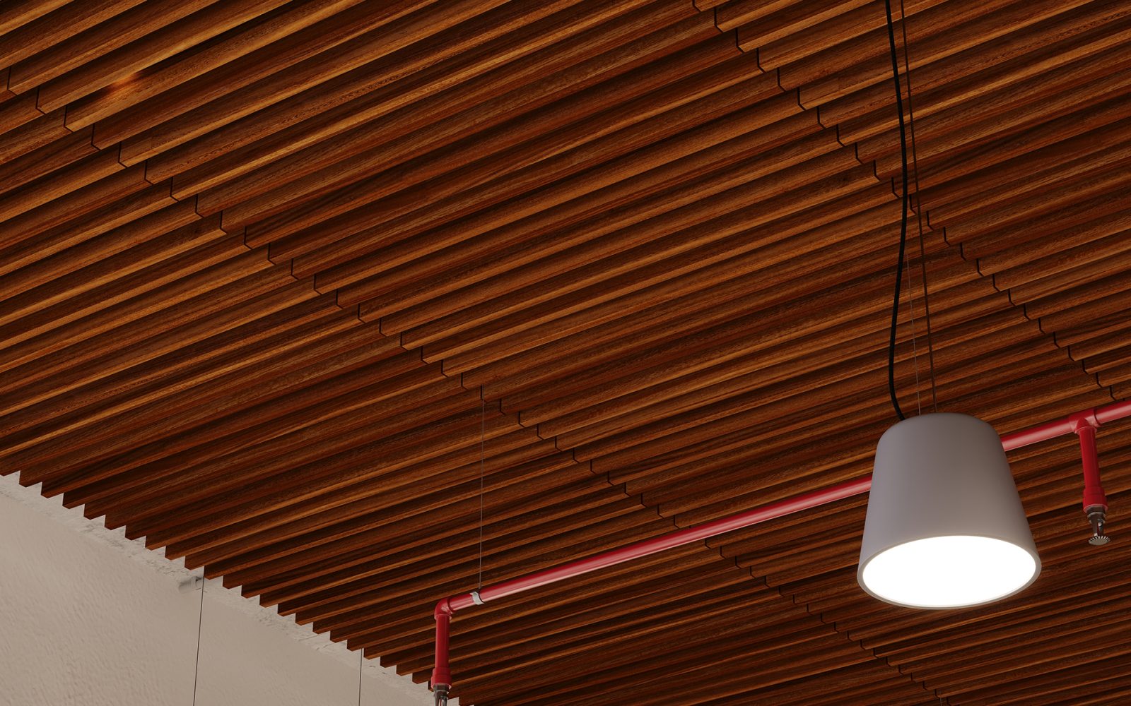 Rail, Road Ceiling Frames | Teak | WoodGrain Collection