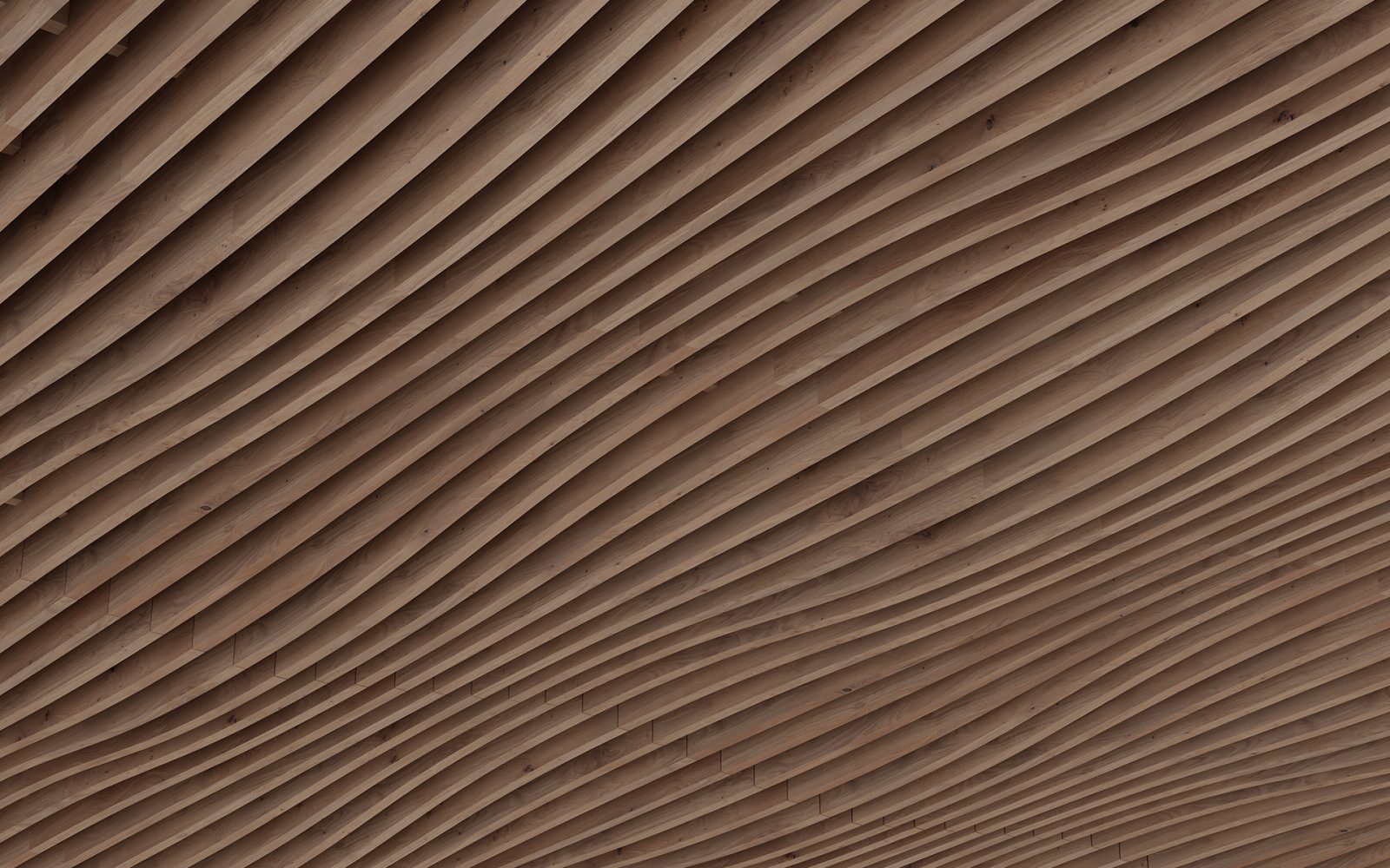Rail, Ways Ceiling Frames | Fumed Oak | WoodGrain Collection