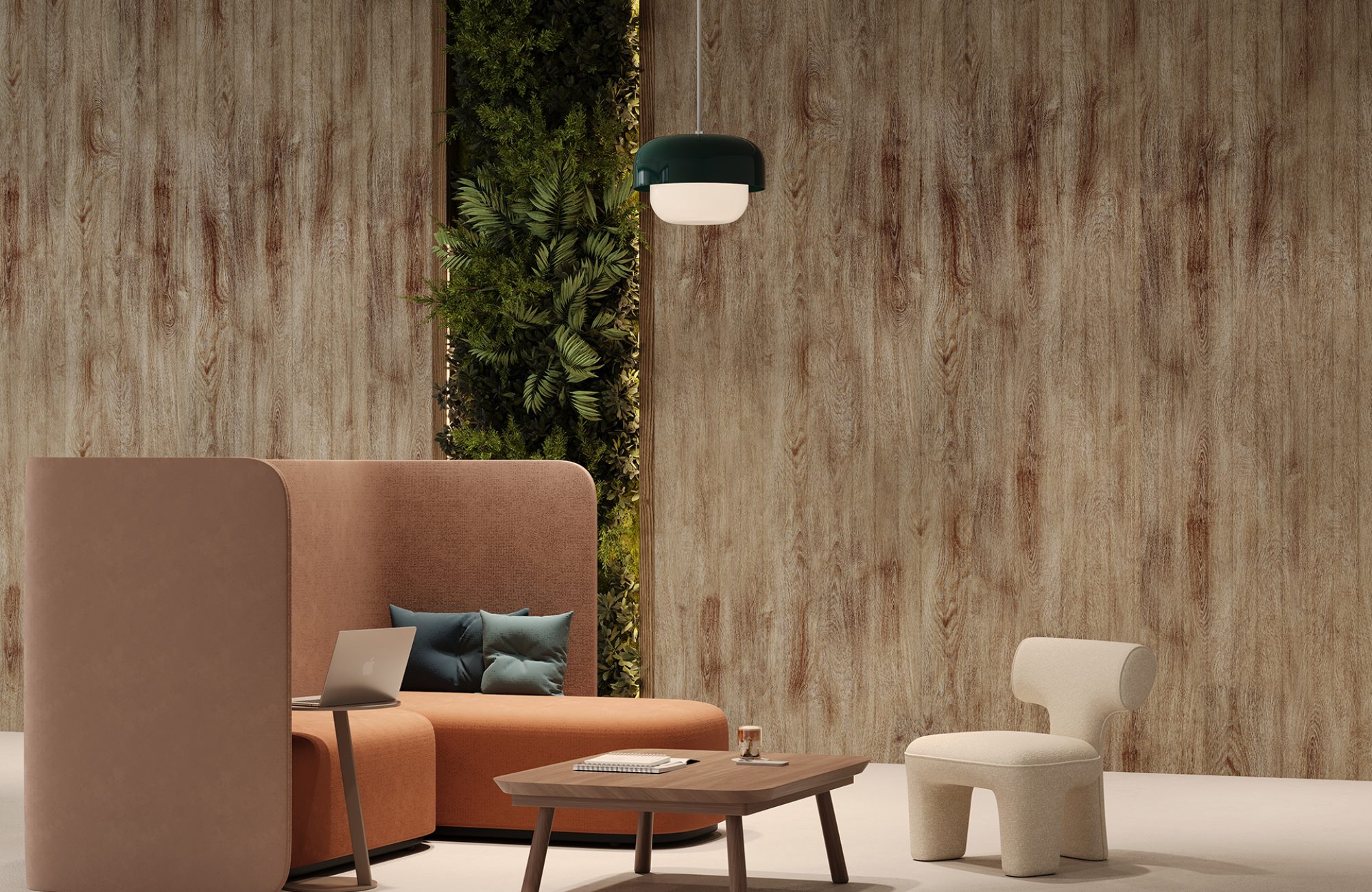 QuietForm, Fence Wall Panels | French Bobbin | WoodGrain Collection