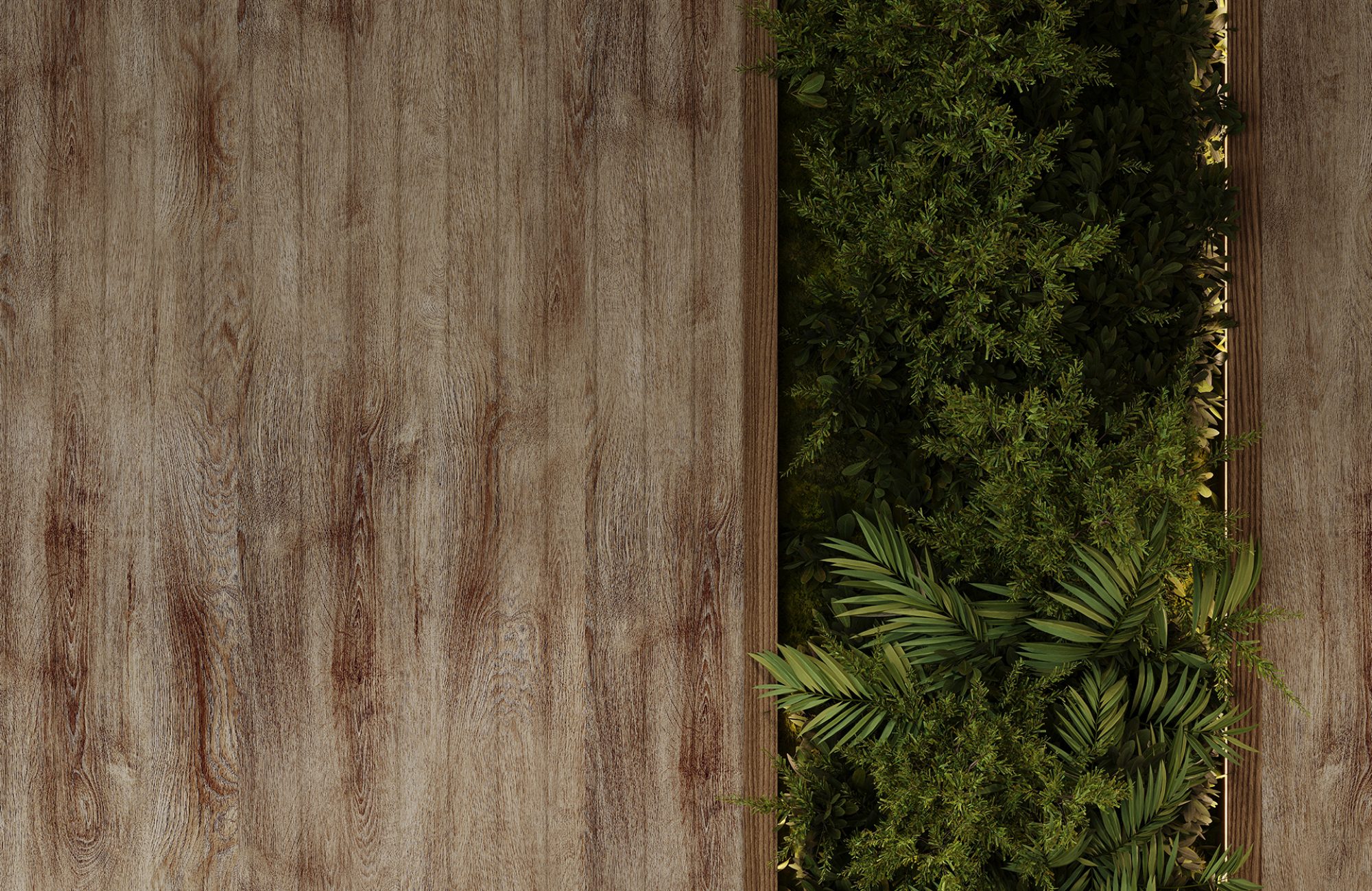 QuietForm, Fence Wall Panels | French Bobbin | WoodGrain Collection