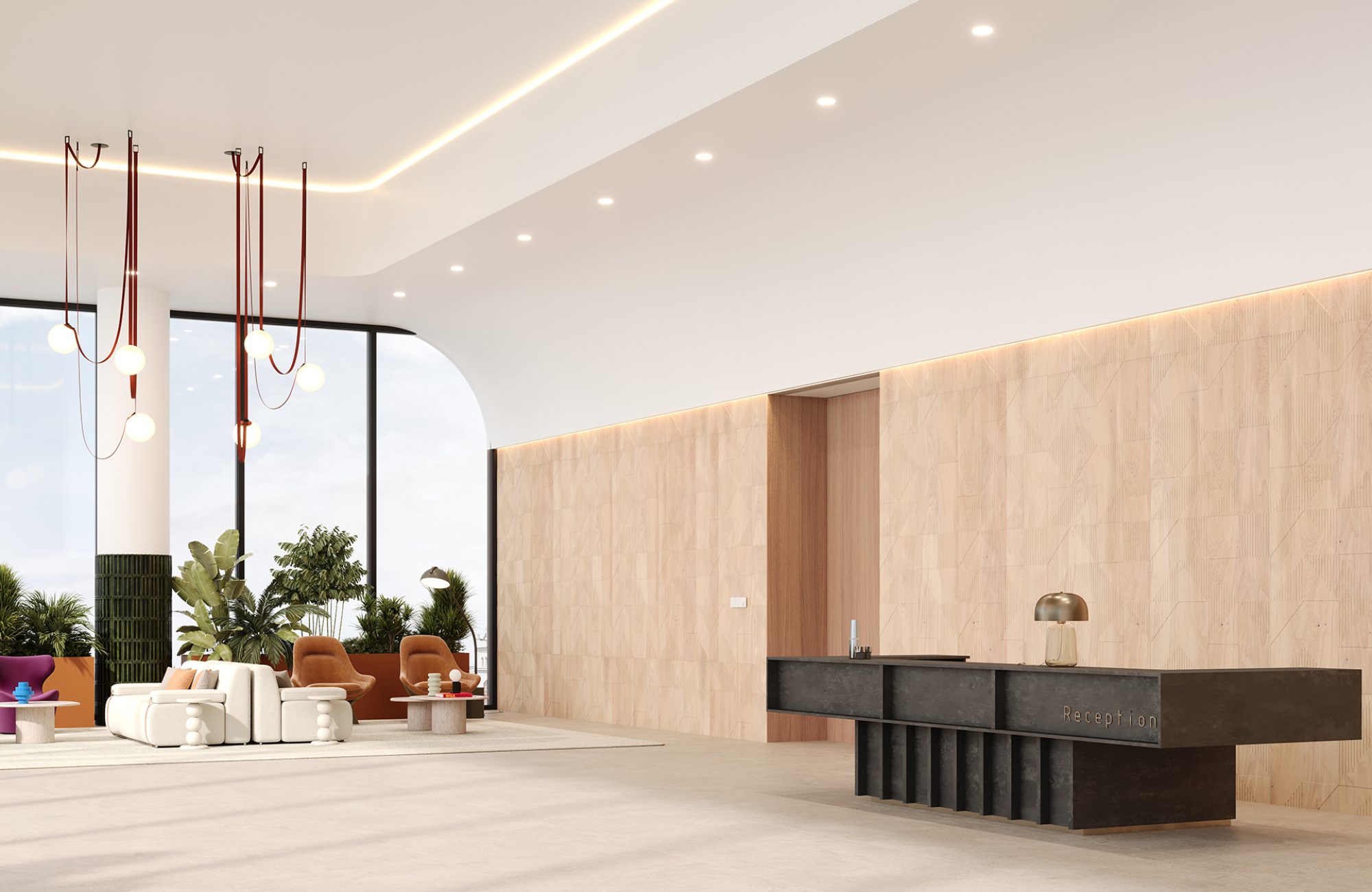 QuietForm, Geometry Wall Panels | Wine Barrel | WoodGrain Collection