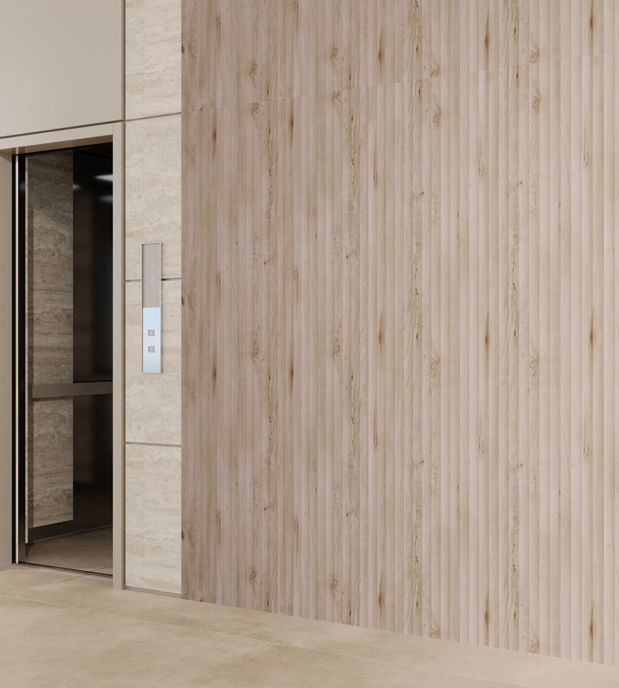 QuietForm, Ribbed A Wall Panels | Loft | WoodGrain Collection
