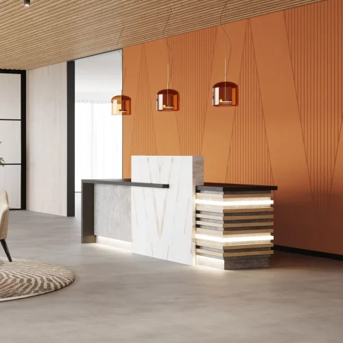 Fracture Wall Panels | Peach | Premier Collection