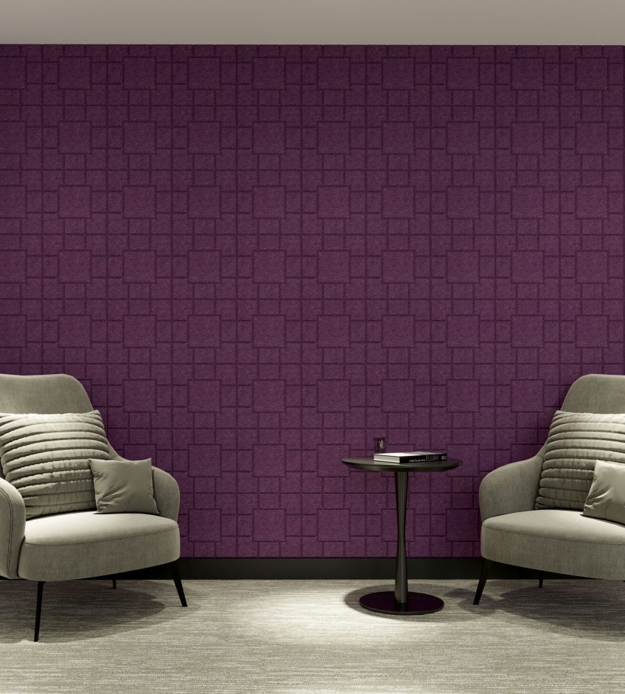 Fracture Tiles, Plaza | Berry | Premier Collection
