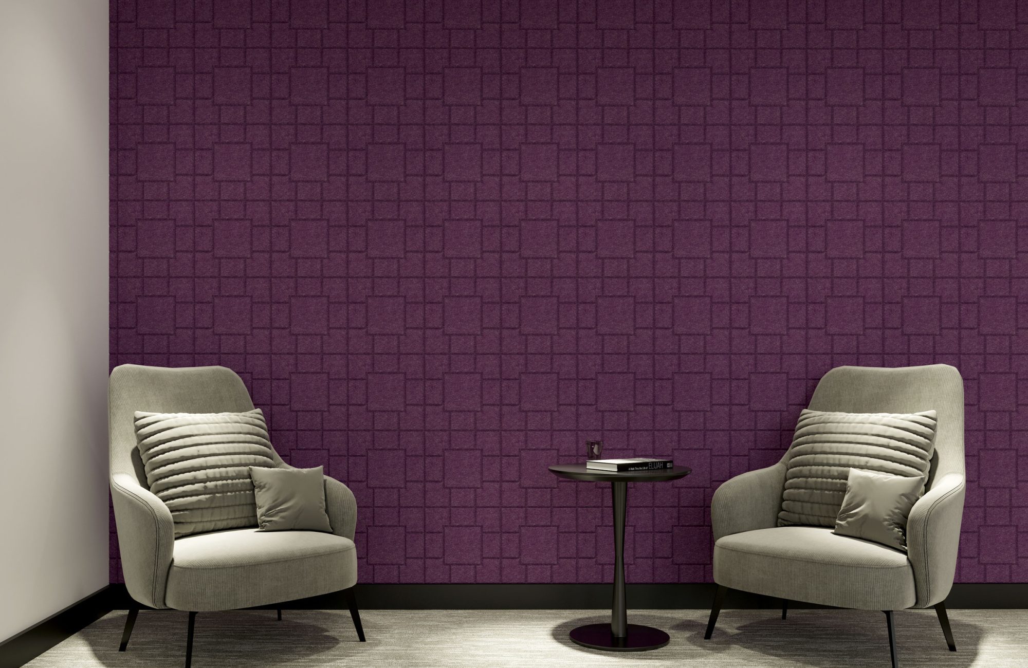 Fracture Tiles, Plaza | Berry | Premier Collection