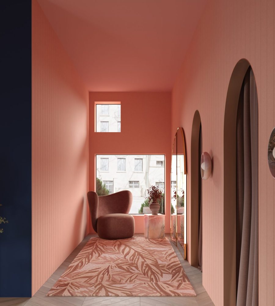 Fracture Tiles, Fineline | Flamingo | Premier Collection