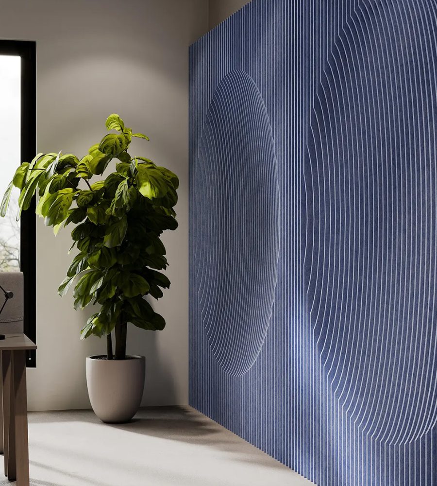 Formation, Concave Wall Panels | Periwinkle | Premier Collection