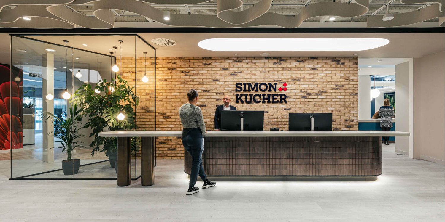 Acoufelt Custom Acoustic Ceiling System at Simon Kucher’s London Headquarters