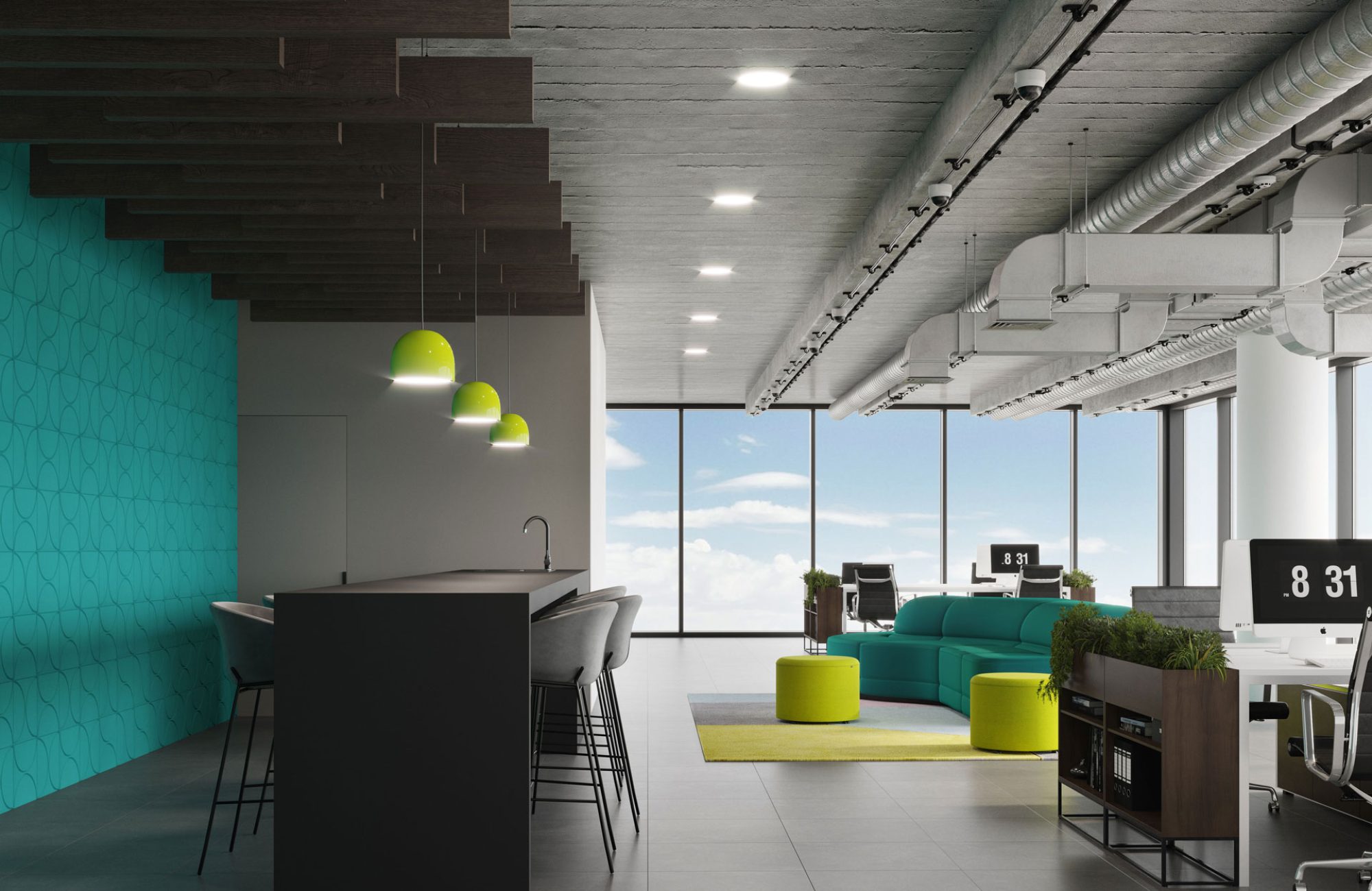 Fracture Tiles, Deco | Peacock | Premier Collection