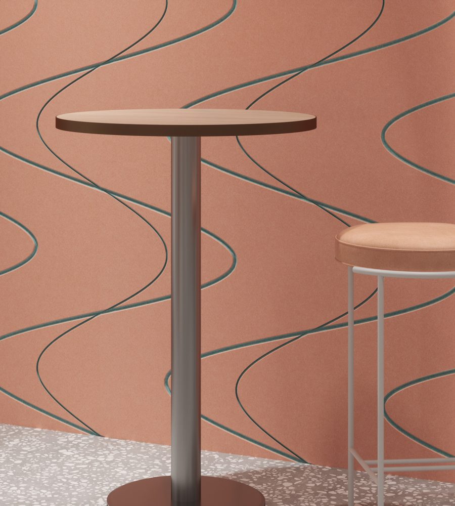 Fracture Two-Tone Wall Panel, Thread | Umber, Almond | Premier Collection